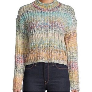 Anthropologie RD Styles Color Block Knit Sweater